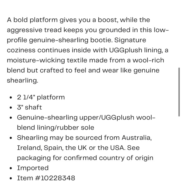 NWOT Ugg Venture Daze Ultra Mini Cozy Shearling Boot - Picture 4 of 10